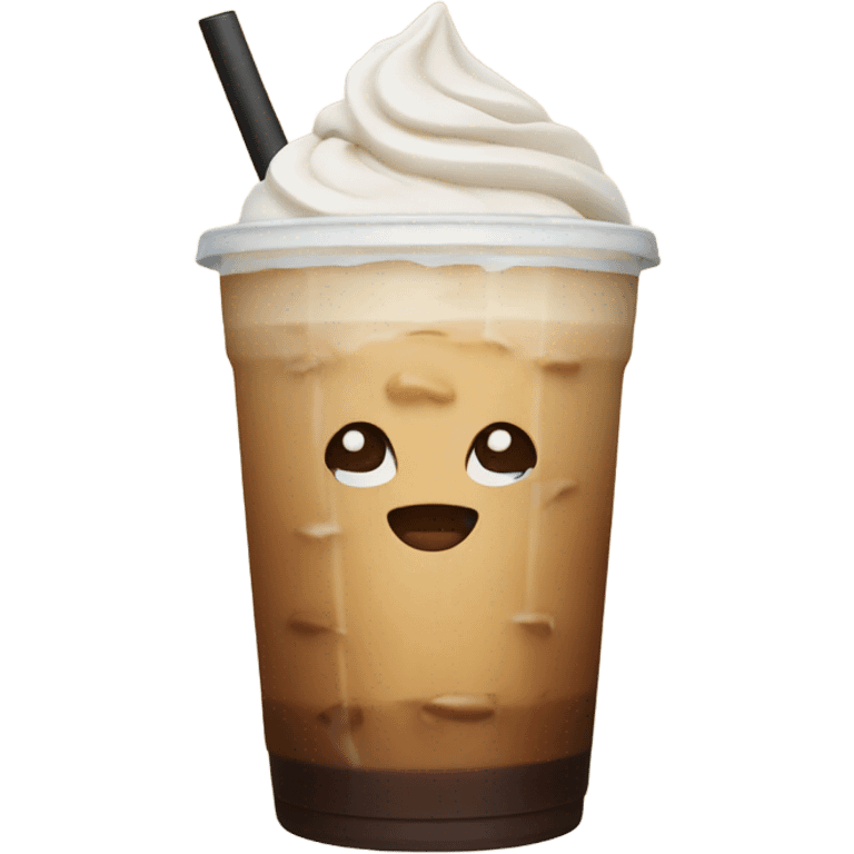 Iced latte  emoji