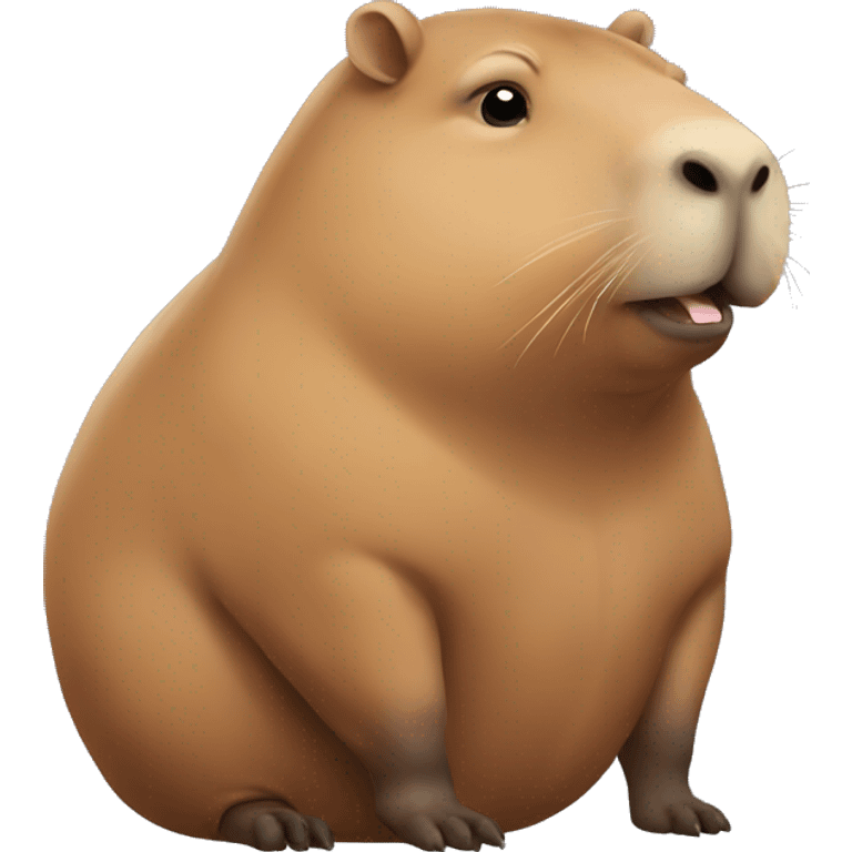 Really fat capybara emoji