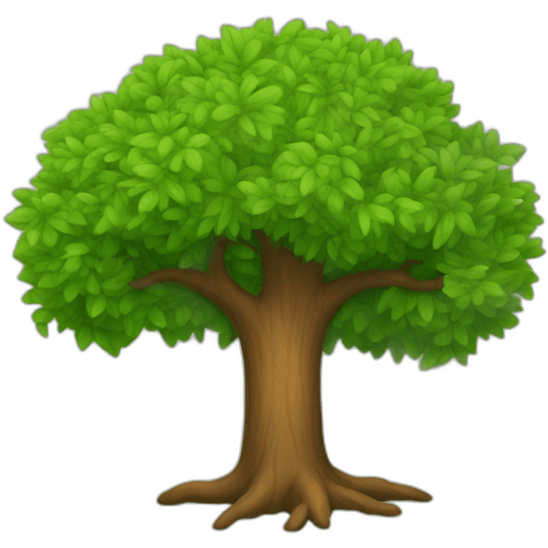 tree with caret shape emoji