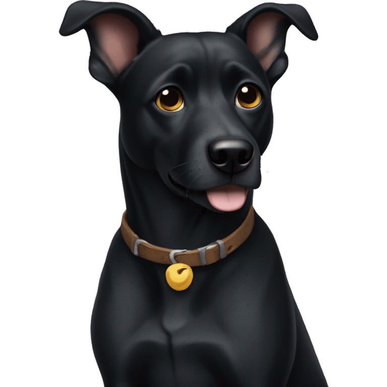 black dog named gypsy emoji