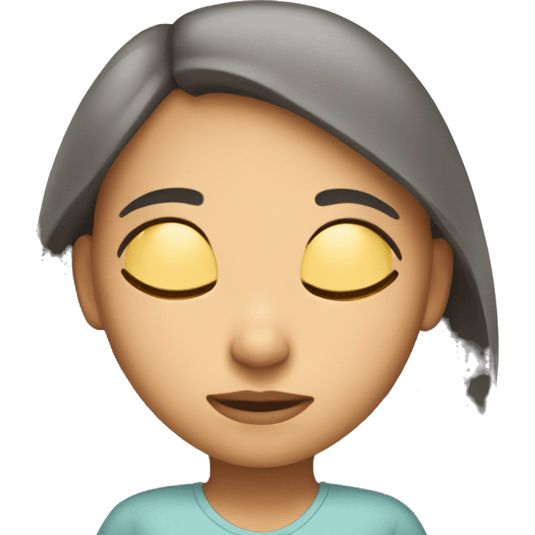 girl who is sleeping emoji