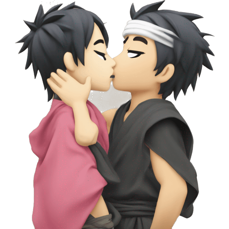 gojo kissing sukuna emoji