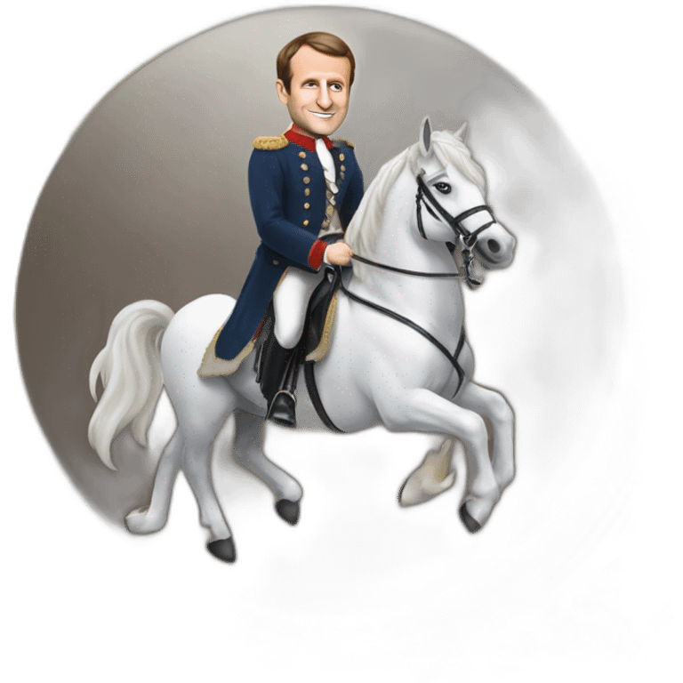 emmanuel macron déguisé en licorne emoji