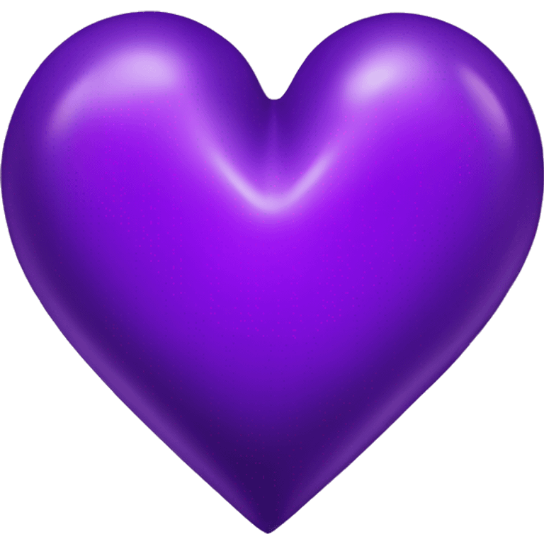 Deep electric purple heart emoji