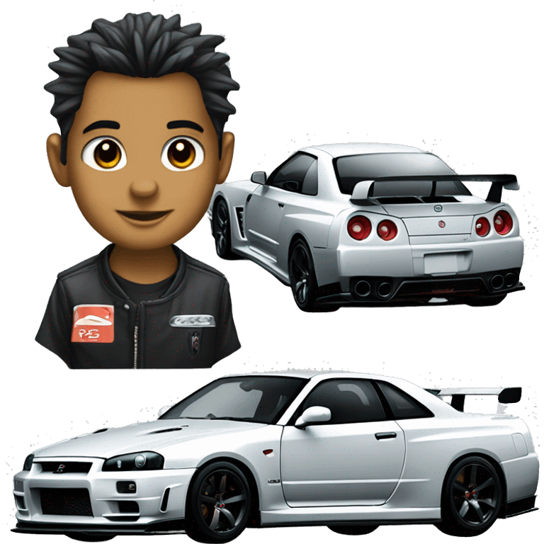 nissan gtr r34 emoji