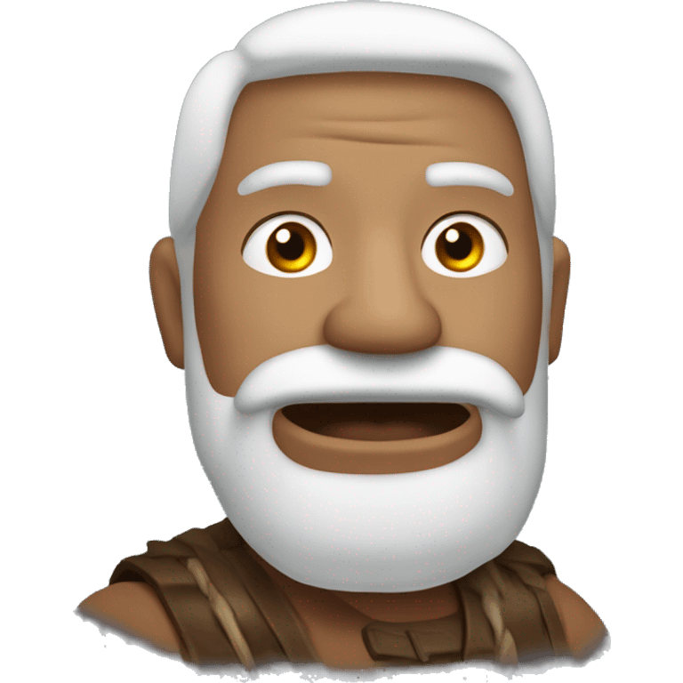 hombre con las caractristicas de la ulua moche  emoji