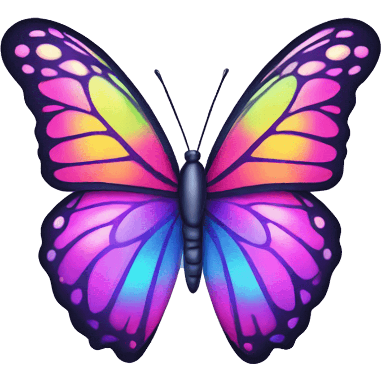 lisa frank butterfly emoji