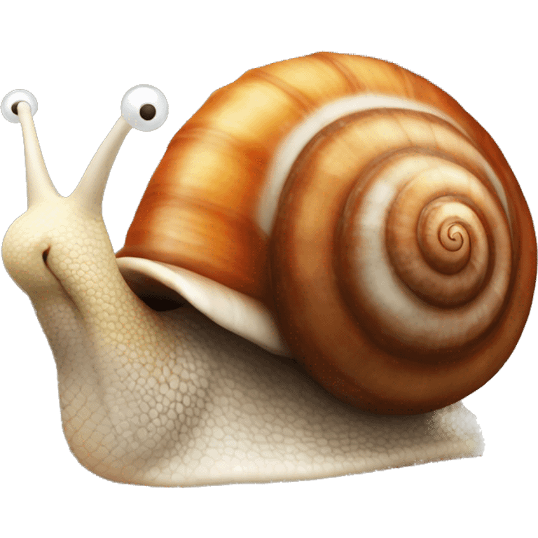 a Christmas snail emoji