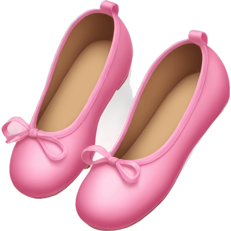 pink ballerina shoes emoji