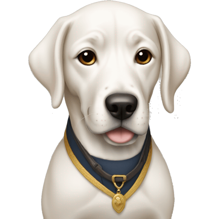 Dog with cartiers emoji