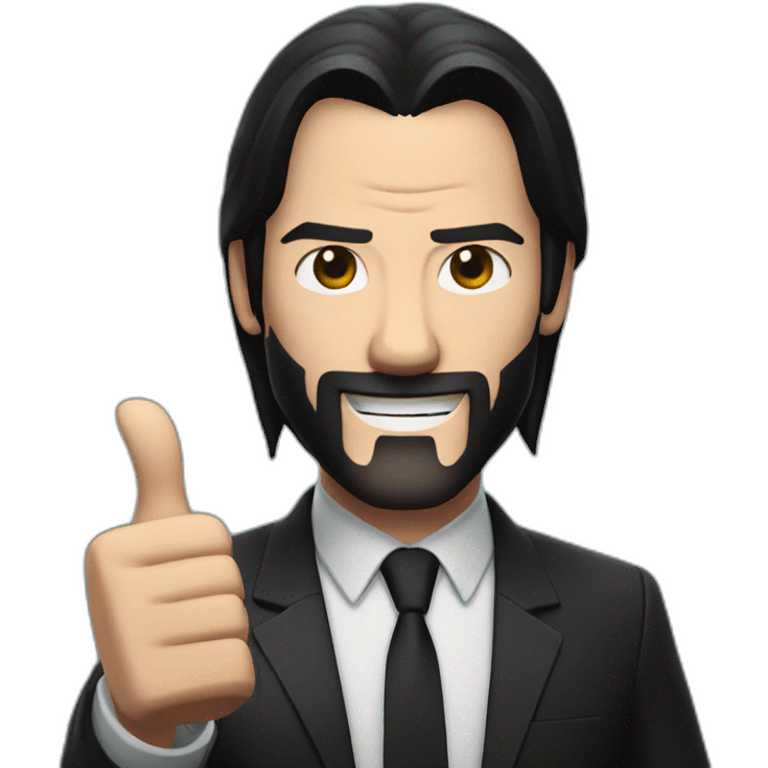 John Wick thumbs up emoji