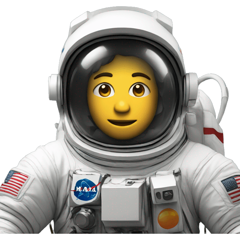 astronaut with maxio logo emoji