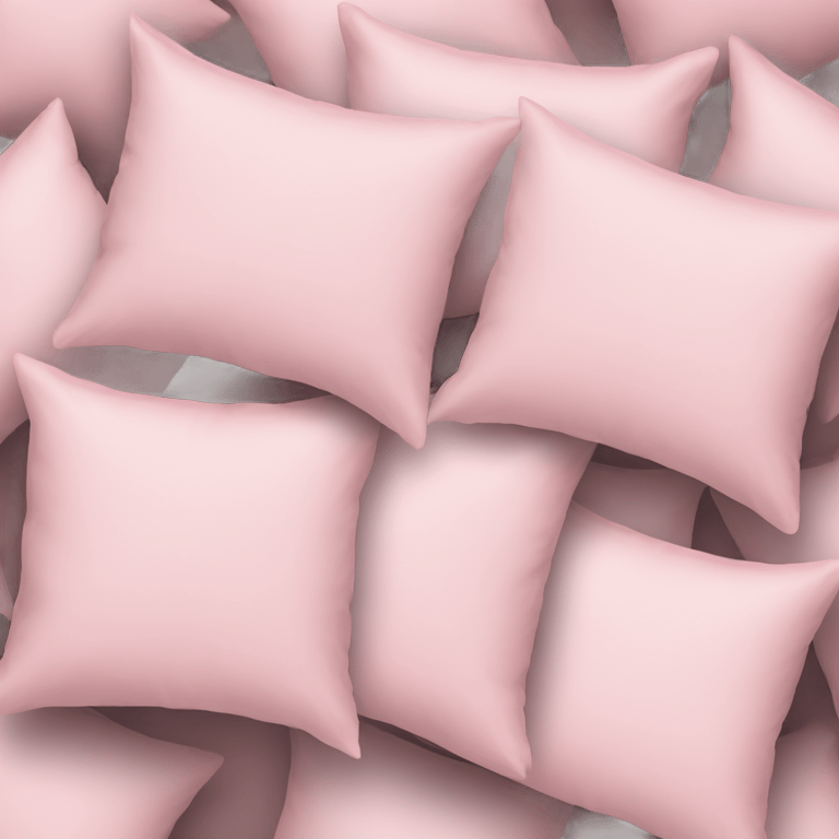 Light pink pillows emoji