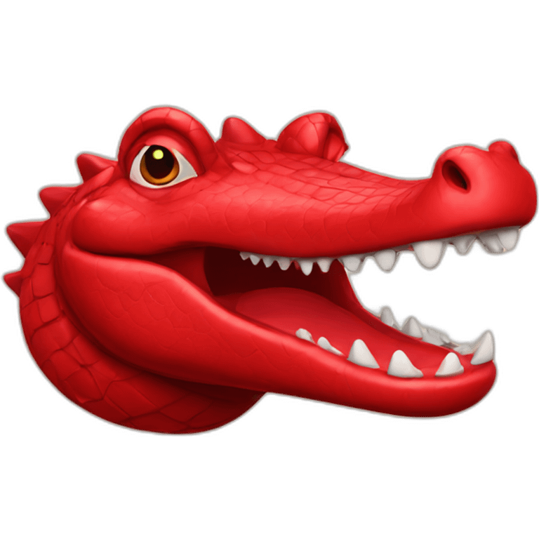 red crocodile emoji