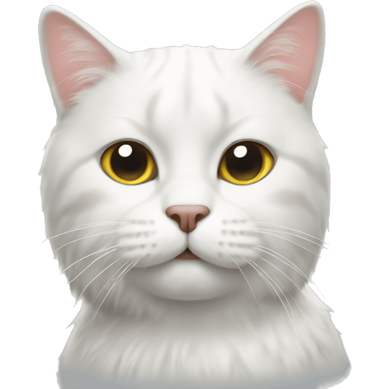 White scotlqnd cat emoji