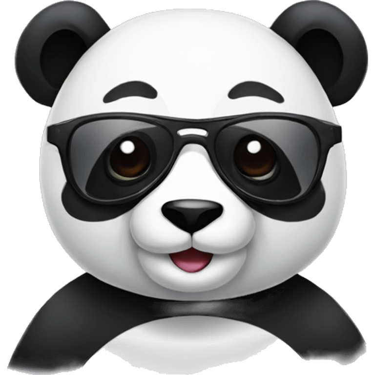 Panda with sunglasses  emoji