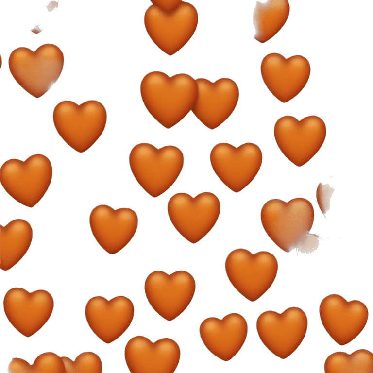 Burnt orange heart emoji