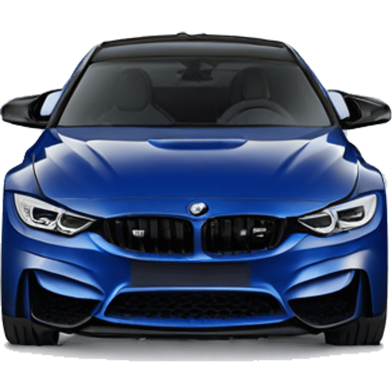 BMW m4 comp dark blue  emoji