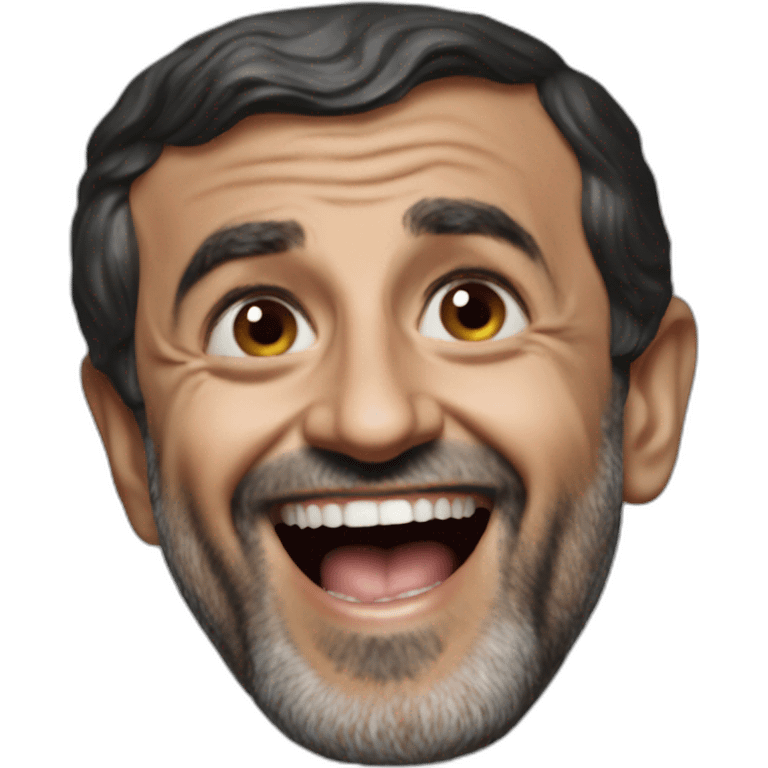 Ahmadinejad laughing emoji