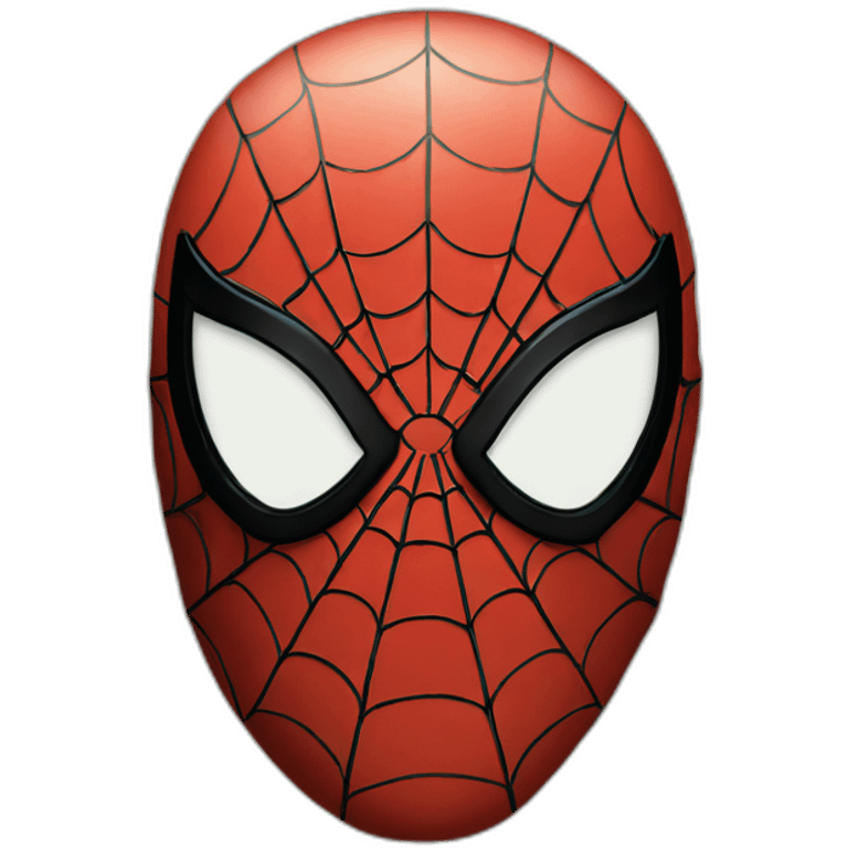 Spider-Man face mask emoji