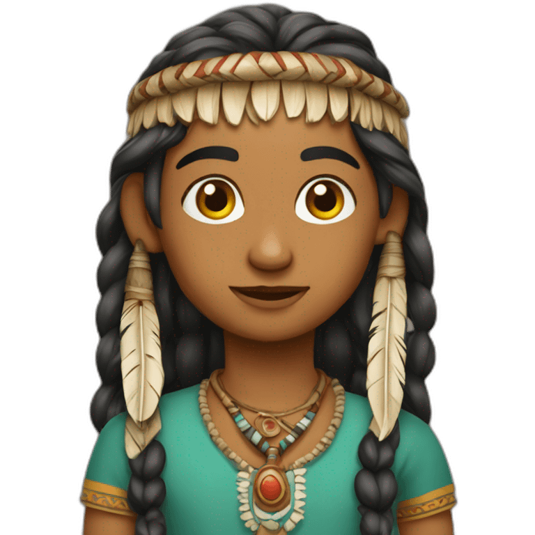 Indienne natif emoji