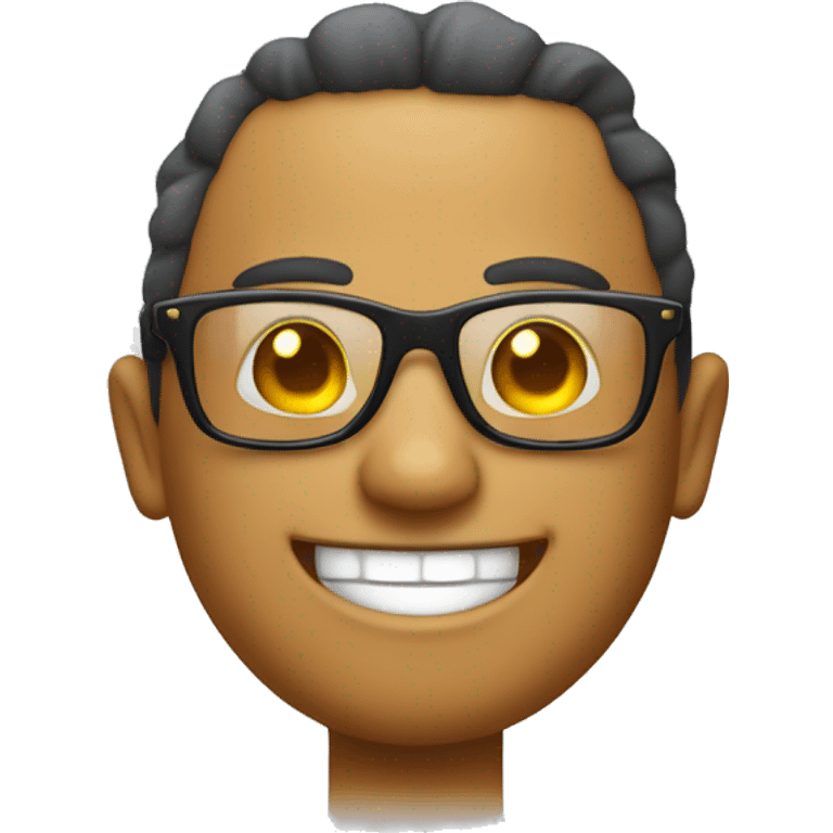 Hámster con gafas de sol sonriendo emoji