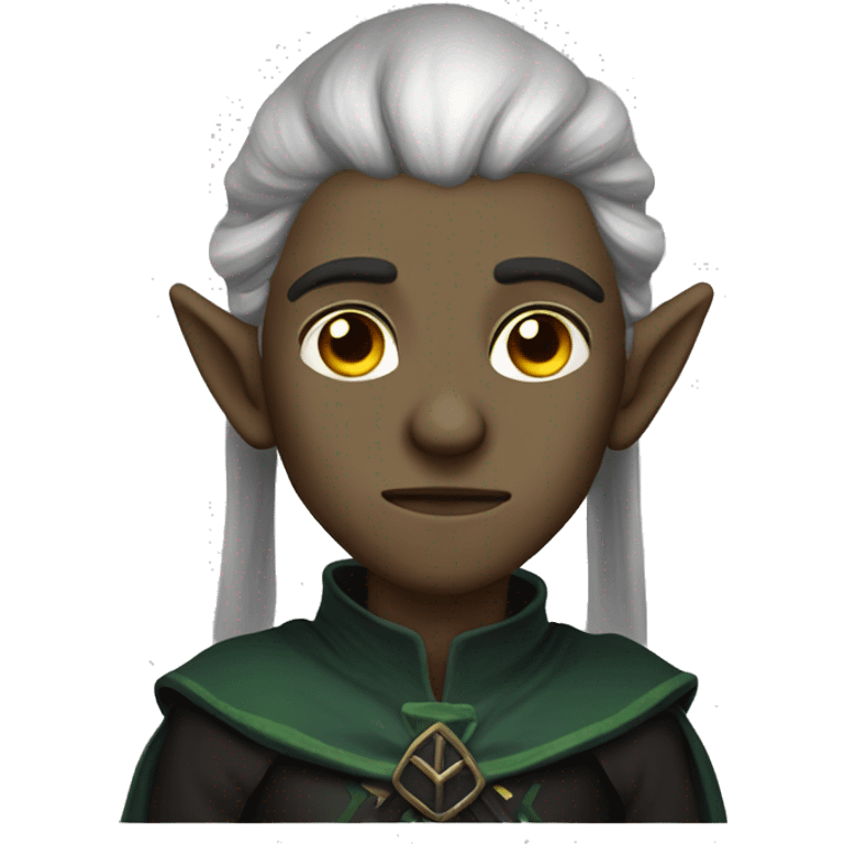 male nightbor elf warlock to silence  emoji