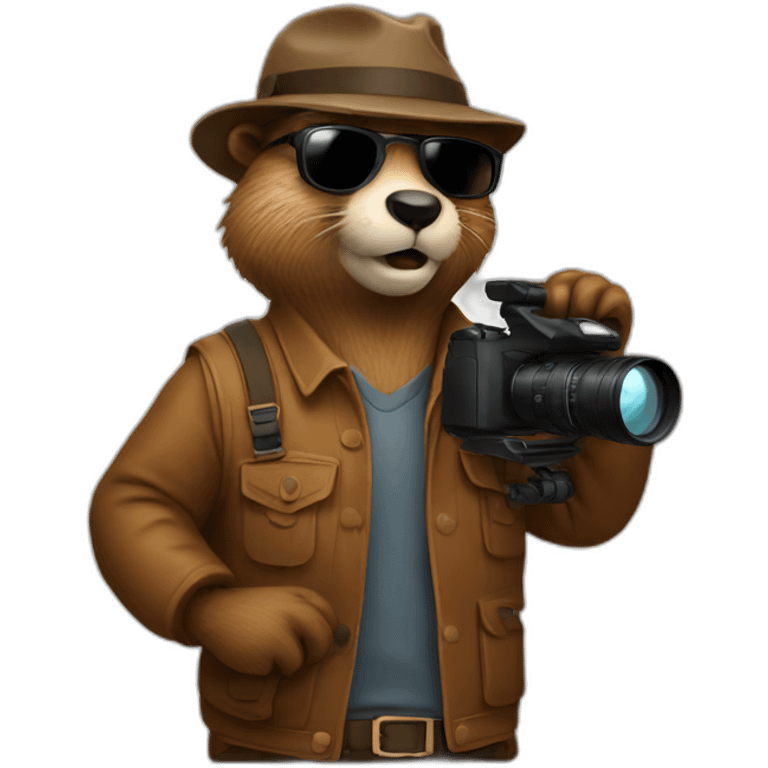 beaver filmmaker emoji