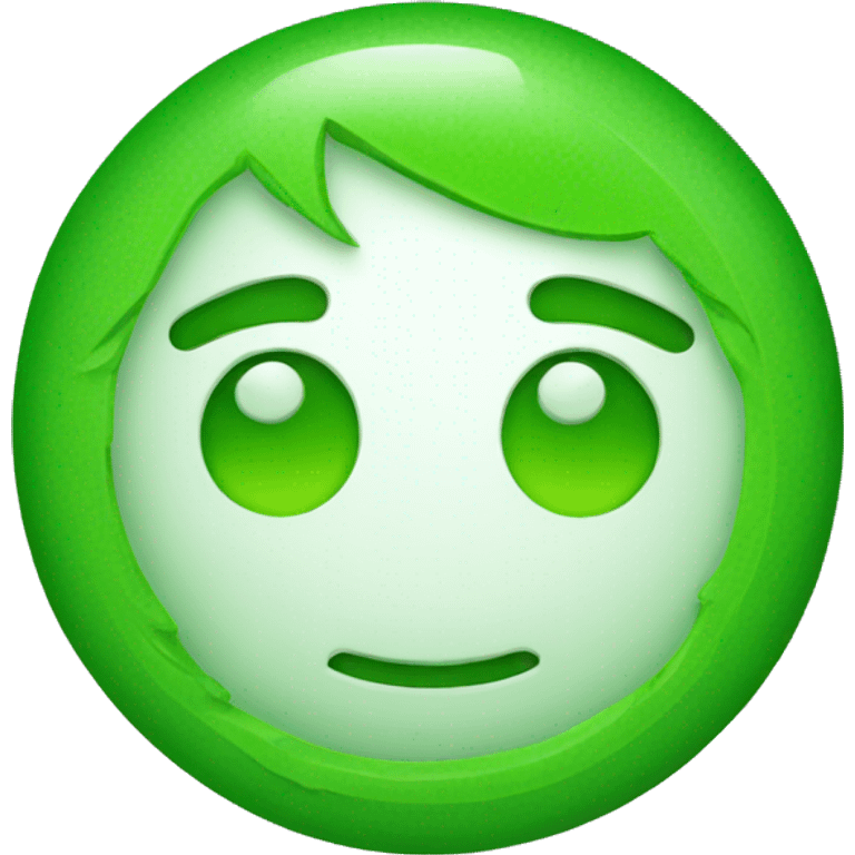 green round emoji