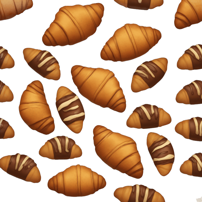 chocolate croissant  emoji