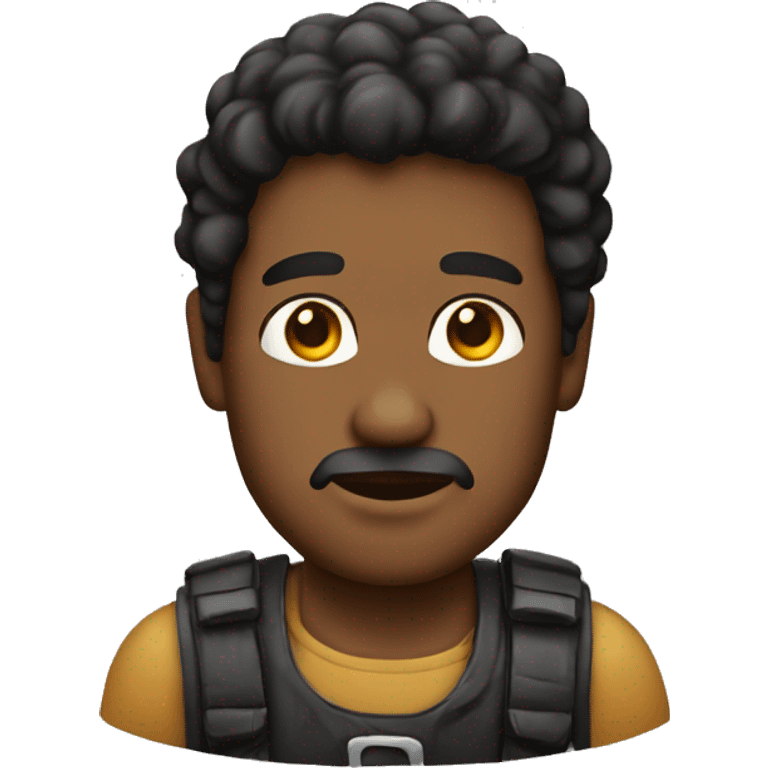 hombre treinta años, pelo negro, piel clara emoji