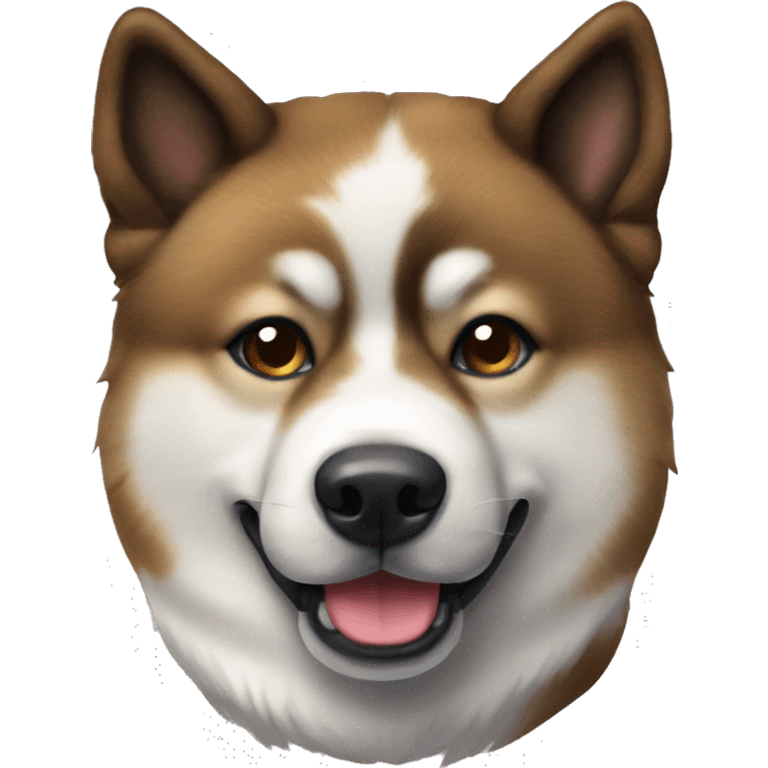 brindle akita inu emoji