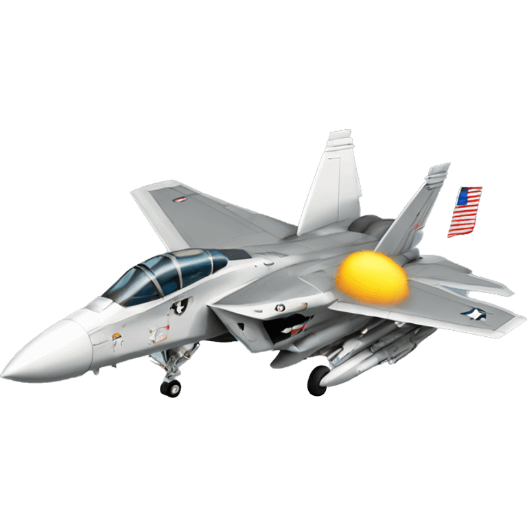 F-14 Tom cat fighter jet emoji