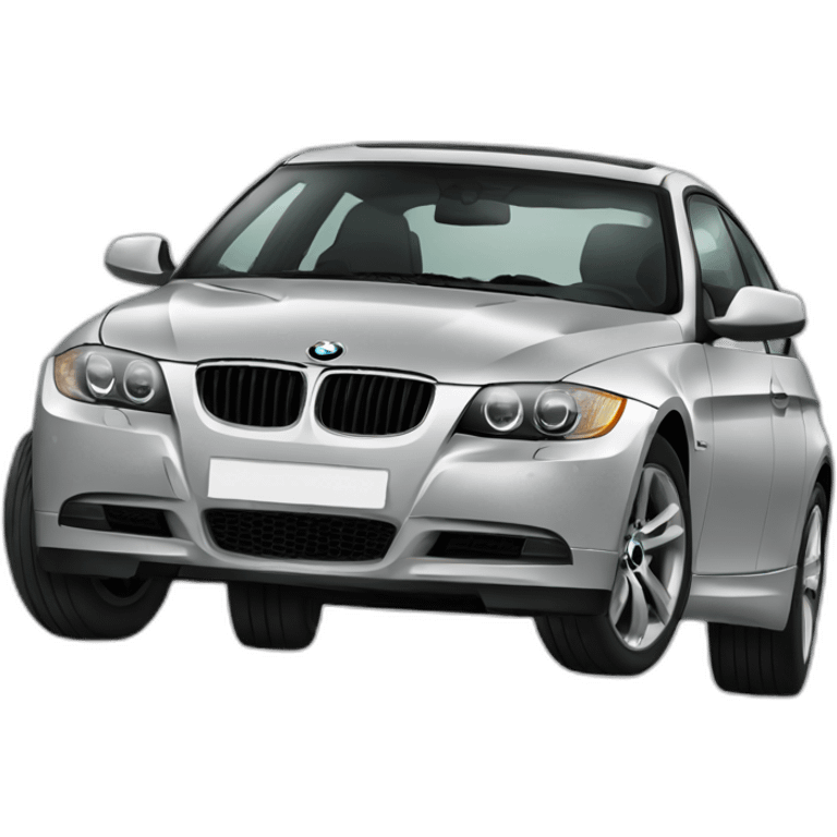 Bmw 3 series g black emoji