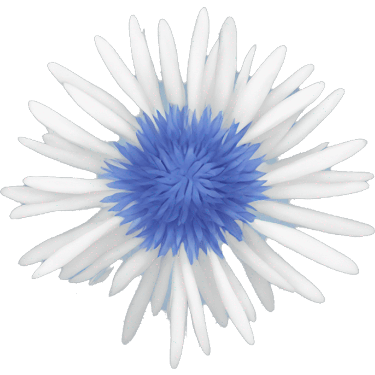 white cornflower emoji emoji