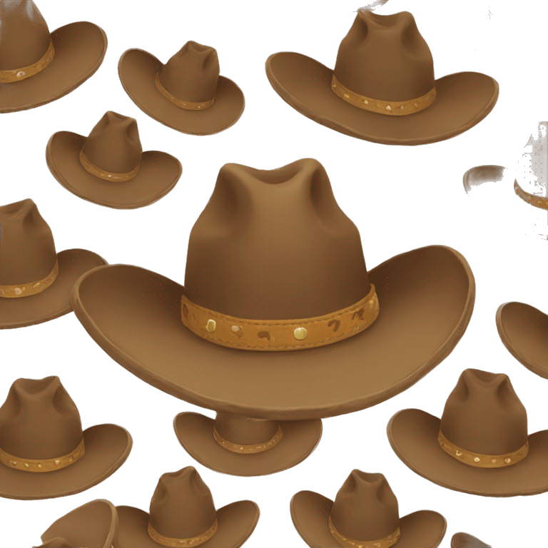 Cowgirl hat emoji