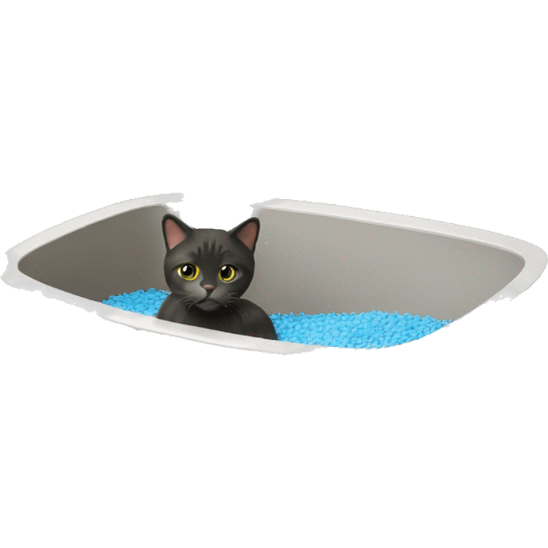 Cat litter box emoji