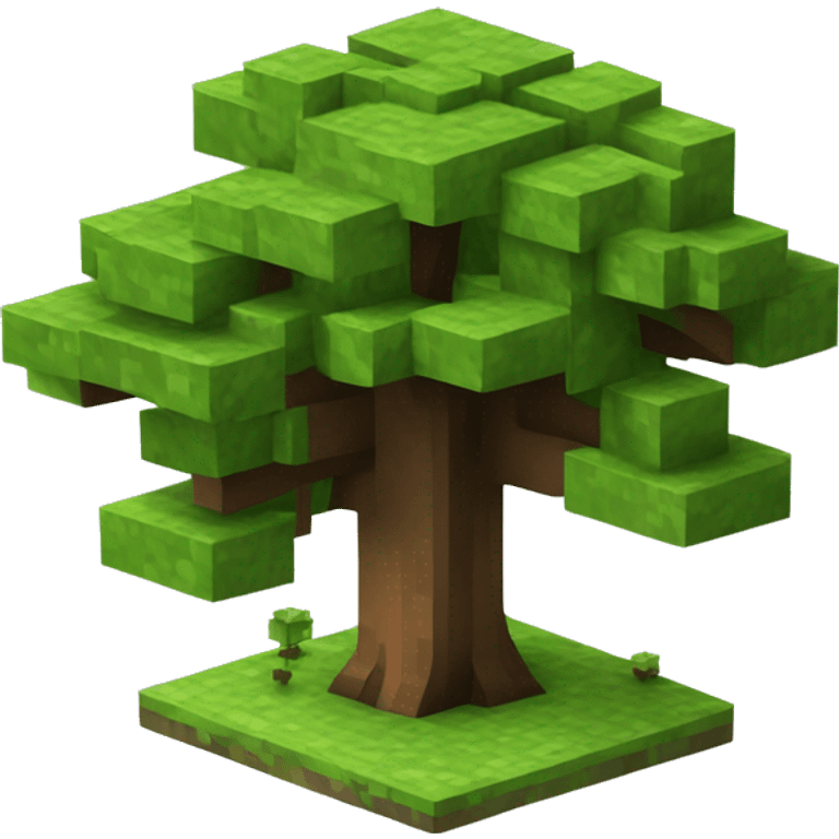 Minecraft oak tree emoji