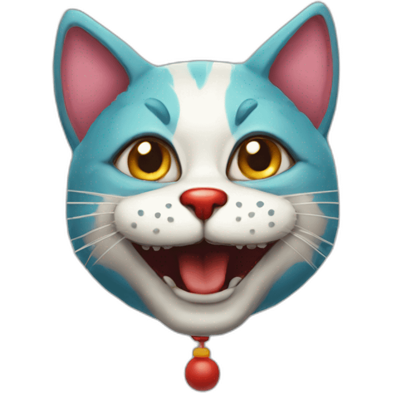 clown cat emoji