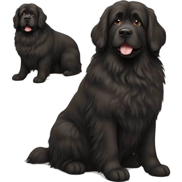 Newfoundland dog  emoji