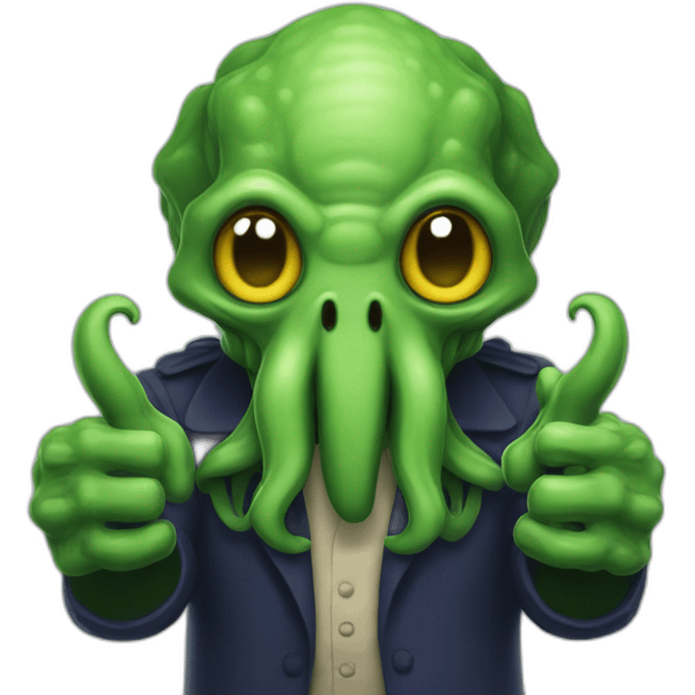 cthulhu showing thumbs up emoji