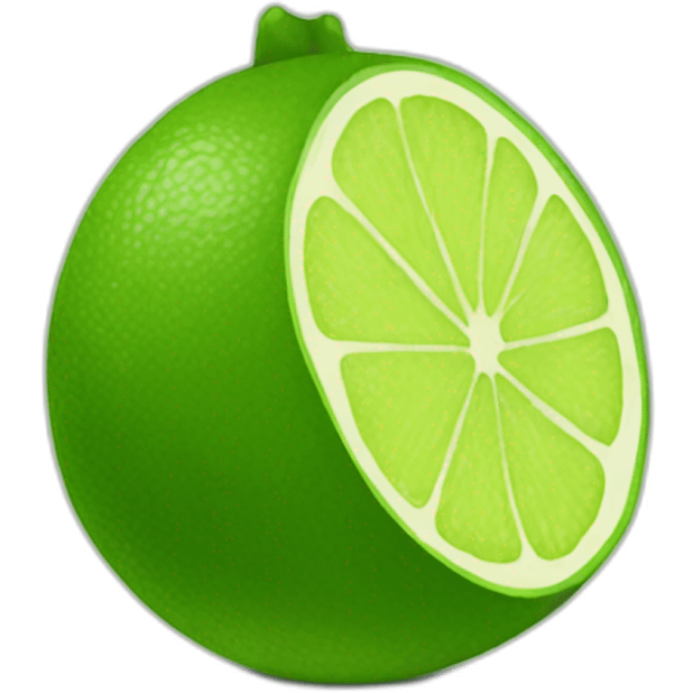 lime moyai emoji