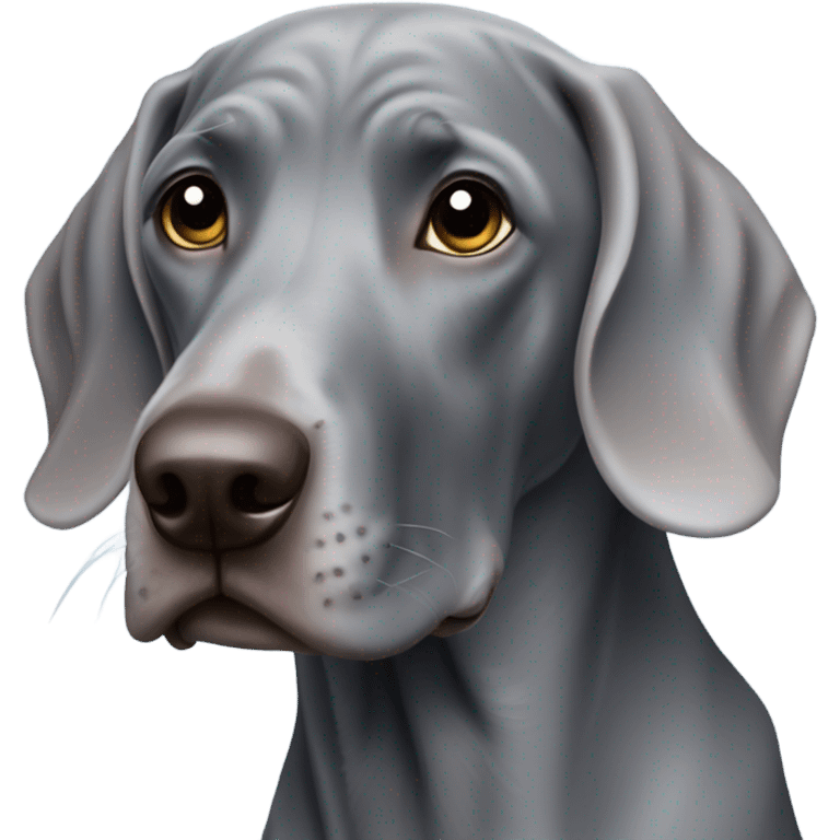 blue and silver weimaraners emoji