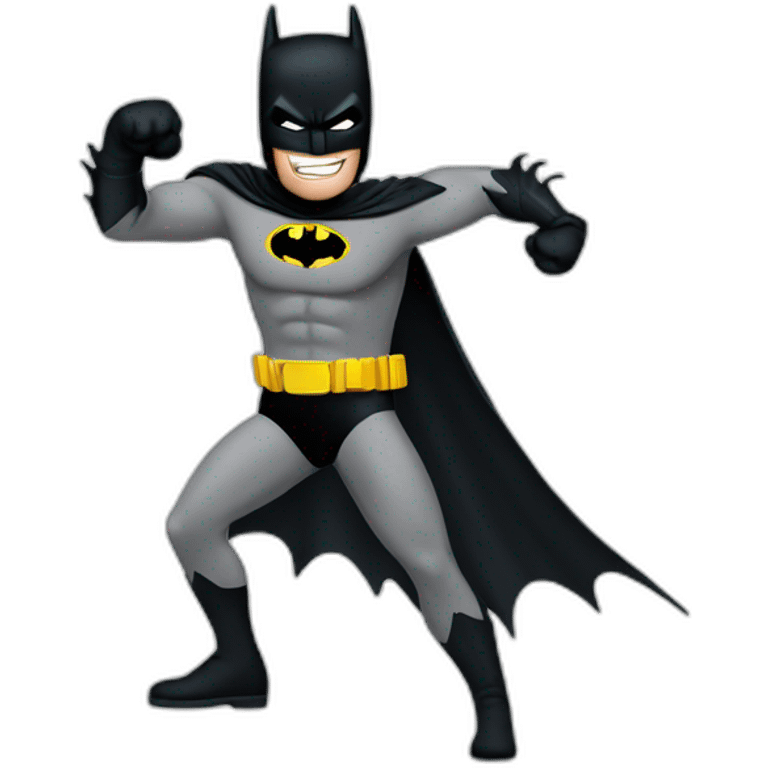 Batman grooving emoji