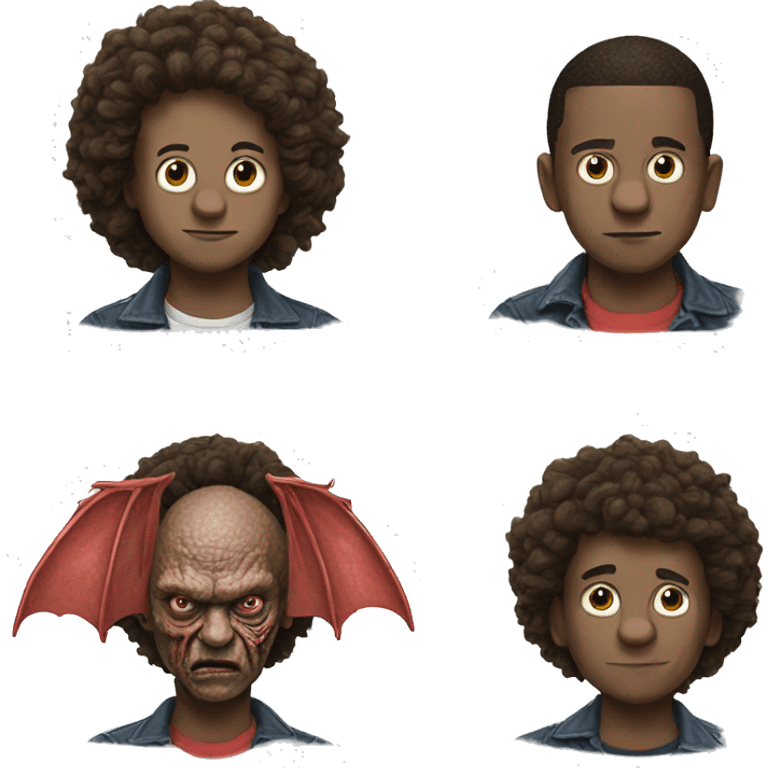 Stranger things demogorgan emoji