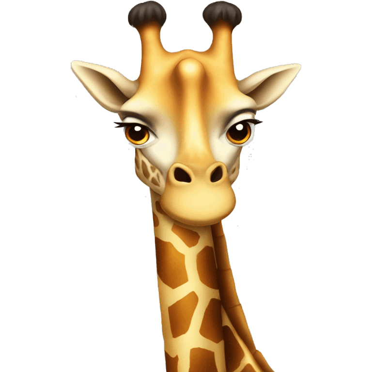 Angry giraffe emoji