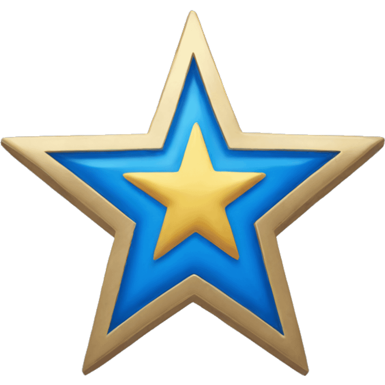 Blue star emoji