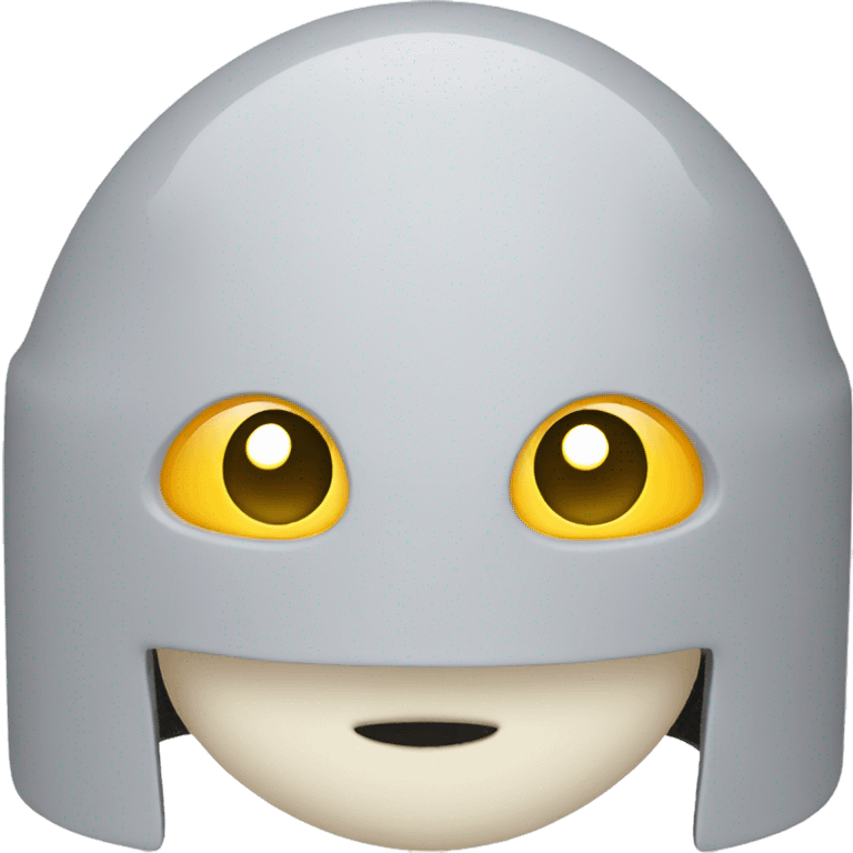 marble bike helmet front emoji