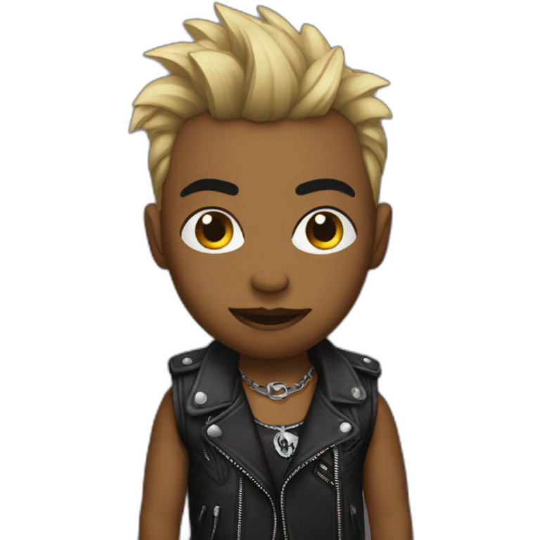 Blak punk emoji