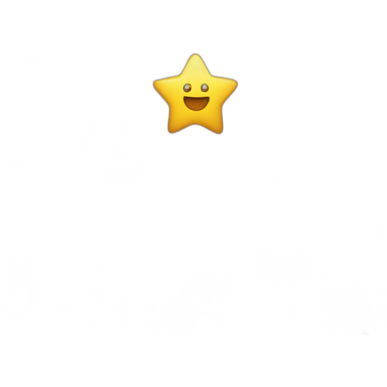 Mar con estrellas emoji